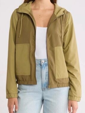 Volcom Olive Mesh-Lined Jacket